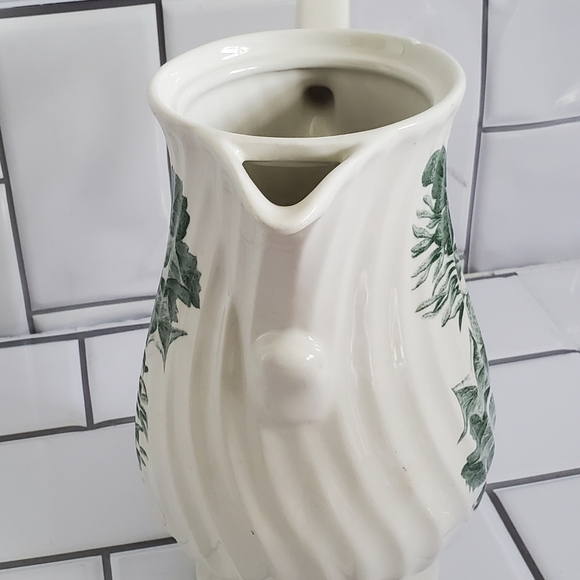 Made in Portugal Medium size Ceramic Pitcher Green - Picture 5 of 12